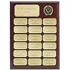 Ashfield Gold Economy Plaque 9in