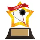 Mini Star Acrylic Squash Trophy