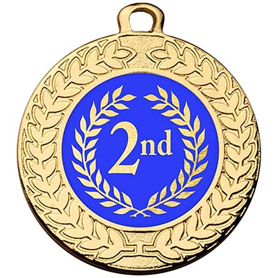 2nd Place Gold Medal 40mm
