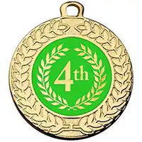 4th Place Gold Medal 40mm