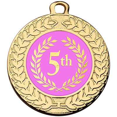 5th Place Gold Medal 40mm