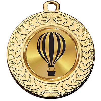 Hot Air Ballon Gold Medal 40mm