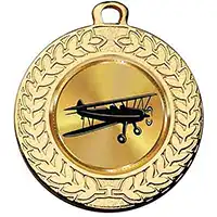 Biplane Gold Medal 40mm