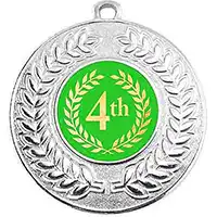 4th Place Silver Medal 50mm