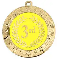 3rd Place Gold Medal 70mm