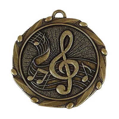 Combo45 Music Medal & Ribbon