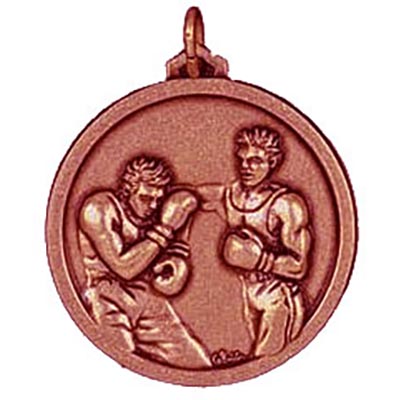 Bronze Boxing Medals 56mm