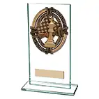 Maverick Glass Chess Award 160mm