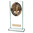 Maverick Glass Chess Award 180mm