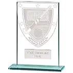 Millenium Glass Hockey Award 125mm