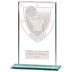 Millenium Glass Netball Award 140mm