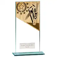 180mm Mustang Glass Cricket Award