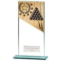 180mm Mustang Glass Snooker Award
