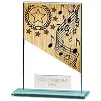 125mm Mustang Glass Music Award