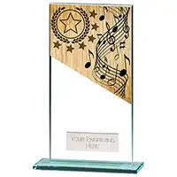 160mm Mustang Glass Music Award