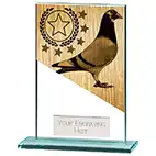 125mm Mustang Pigeon Glass Award