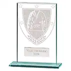 Millenium Glass Martial Arts Award 125mm