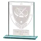 Millenium Glass Clay Pigeon Shooting Award 110mm