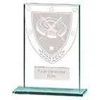 Millenium Glass Clay Pigeon Shooting Award 125mm