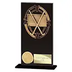 Maverick Hero Black Glass Hockey Award 160mm