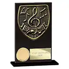 Hero Cobra  Black Glass Music Award 125mm