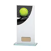 Tennis Colour-Curve Jade Crystal Award 200mm