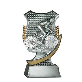 180mm Silver Resin Cycling Shield