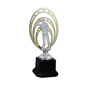 260mm Metallic Oval Darts Trophy