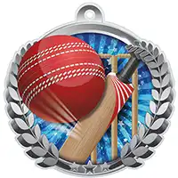 Acrylic Cricket Medal 50mm