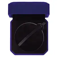 Aspire Blue Velour 70mm Medal Case