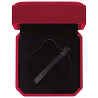 Aspire Red Velour 60mm Medal Case 5