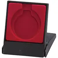 Red Insert 50mm Black Medal Case £2.20
