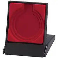 Red Insert 70mm Black Medal Case £2.20