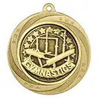 Gold Superstar Gymnastics Medal 60mm Gold Superstar Gymnastics Medal 60mm