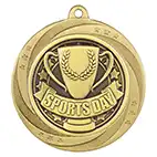 Gold Superstar Sports Day Medal 60mm