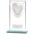 Millenium Glass Netball Award 160mm - view 1