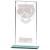 180mm Millennium Glass Table Tennis Award - view 1