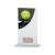 Tennis Colour-Curve Jade Crystal Award 180mm - view 1