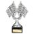 Velocity Chequered Flags Motorsport Trophy 160mm - view 1