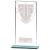 180mm Millenium Glass Dominoes Award - view 1