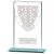 140mm Millenium Glass Dominoes Award - view 1