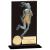 Euphoria Hero Black Glass Netball Award 140mm - view 1