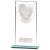 Millenium Glass Netball Award 180mm - view 1