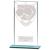 160mm Millennium Glass Table Tennis Award - view 1