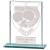 110mm Millennium Glass Table Tennis Award - view 1
