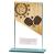 Mustang Hero Black Glass Pickleball Award 140mm - view 1