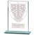 125mm Millenium Glass Dominoes Award - view 1