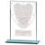 125mm Millenium Glass Badminton Award - view 1