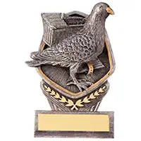 105mm Pigeon Trophy Silver Gold