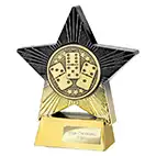 Superstar Dominoes Trophy 140mm